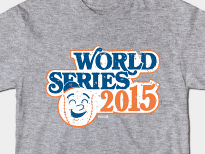 Mets World Series T Shirt on heather lets go mets lgm mets new york mets world series