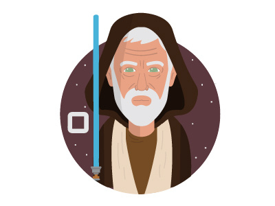 O is for Obi Kenobi ben kenobi obi wan obi wan kenobi star wars the force awakens