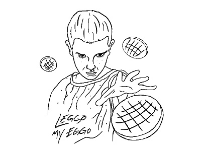Leggo My Eggo - WIP by Nate Farro on Dribbble