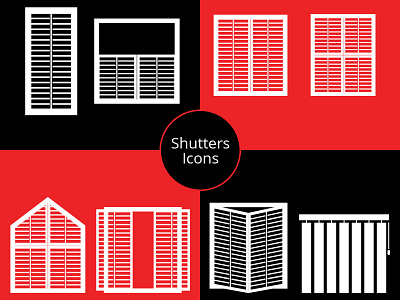 Shutters Icon Design icon design infographic design shutter icon design inspiration