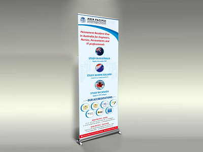 Roll Up Banner graphic design print design roll up banner design standy design