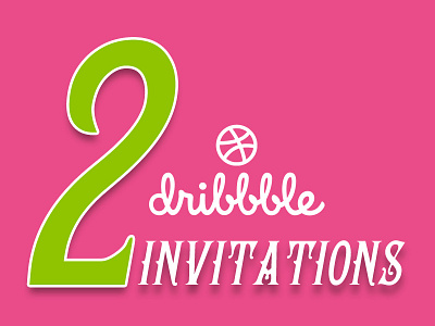 Two Dribbble Invitations