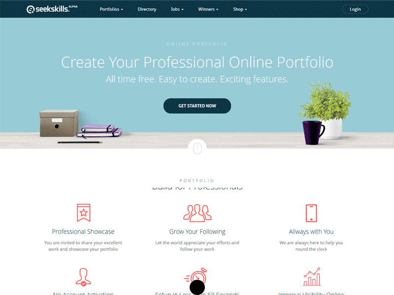 Create Online Portfolio designs, themes, templates and downloadable