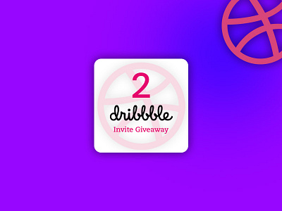 2 Dribbble Invite Giveaway