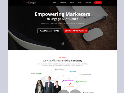 Click Dough affiliate marketing website make money online
