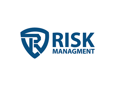Risk blue risk safe security shield