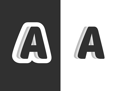 Letter A a letter lettering