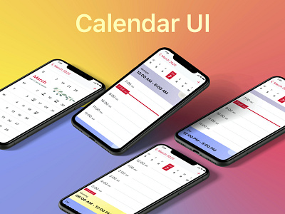 Calendar UI calendar ui design. interface interface design ios ios app design mobile app mobile ui design mobile uiux