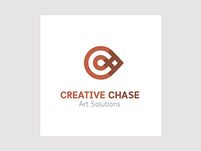 Logo design competition for "Creative Chase", design 2 2016 logo logo 2016 logo design logo design inspiration logo design inspiration 2016 logo inspiration minimal logo design negative space