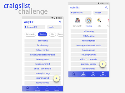 uplabs challenge android app interface design mobile ui uiux