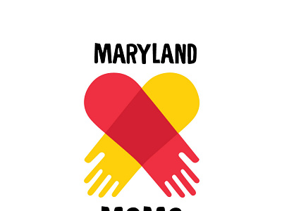 Maryland Moms Logo branding design illustration logo vector
