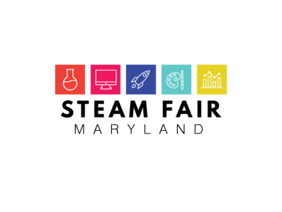 Maryland STEAM Fair Logo & Website branding design illustration logo vector web webdesign