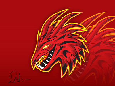 Red Dragon Esport logos