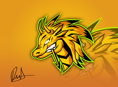Yellow Dragon Esport Logos predator