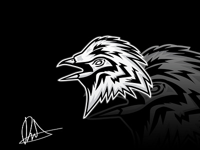 Eagle mascot esport logos