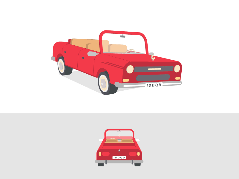 Drink 'n' Drive cinema illustration model animation 3d car