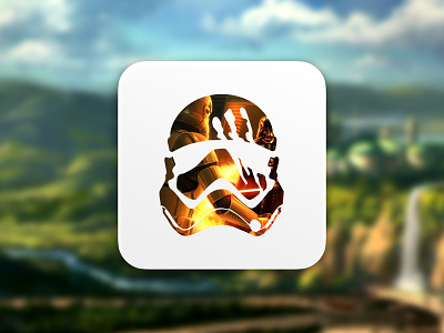 Daily UI 5 - App Icon adobe fireworks app icon for fun star wars stormtrooper