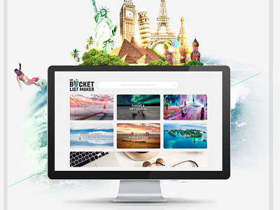 Travel Website Design creative web design travel website ui ux web design