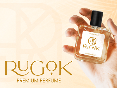 Rugok Perfume Brand Logo Design branding creative web design graphic design logo logo design