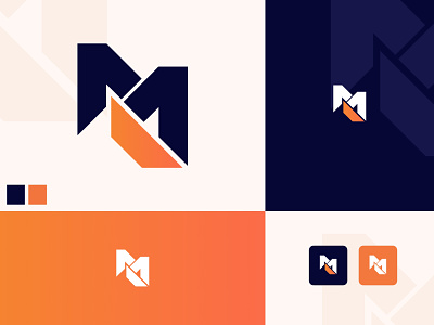M - Logo Design branding logo m logo m modern design logo mk mk logo web design logo