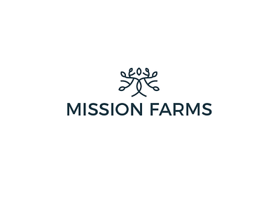 Mission Farms illustration logo nature