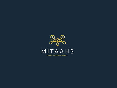 Mitaahs abstract fashion illustration logo