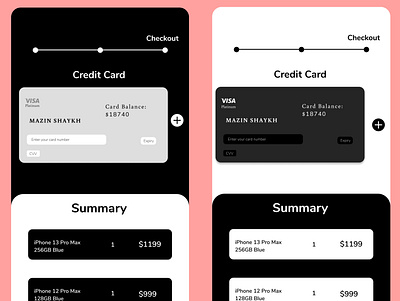 Credit card checkout page UI design 3d app branding design graphic design illustration ui ux vector