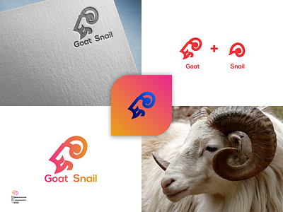 Goat Snail 3d animal logo animation app branding colorfull create logo design graphic design illustration logo motion graphics ui