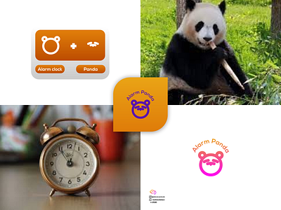 Alarm Panda 2d 3d animal logo animation app branding colorfull design graphic design illustration logo motion graphics ui