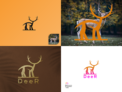 DeeR 3d animal logo animation app branding colorfull design graphic design illustration logo motion graphics ui wildlife