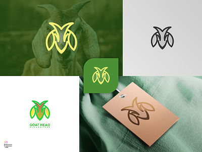GOAT HEAD 3d animal logo animation app branding colorfull design graphic design illustration isolated logo motion graphics ui