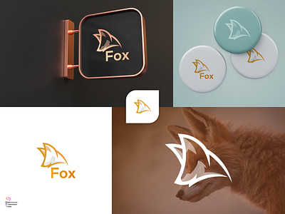 Fox 3d animal logo animation app branding colorfull design graphic design illustration logo ui wild