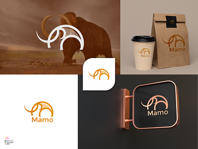 Mamo 3d animal logo animation app branding colorfull design elephant graphic graphic design illustration logo ui