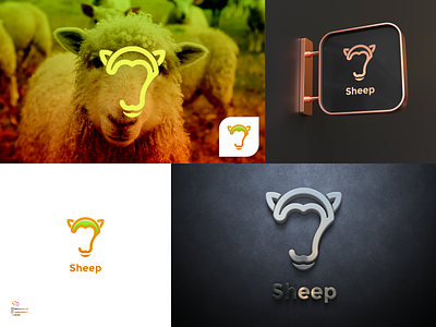 Sheep 3d animal logo animation app branding colorfull design graphic design illustration logo motion graphics silhouette ui