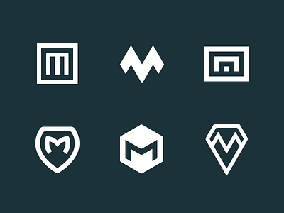 M mark exploration brand identity initial iot letter logo logotype m mark monogram sign