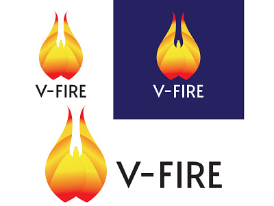 V letter logo| Modern logo| v fire logo