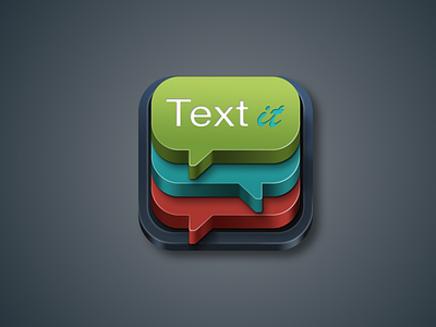 Text bubble icon