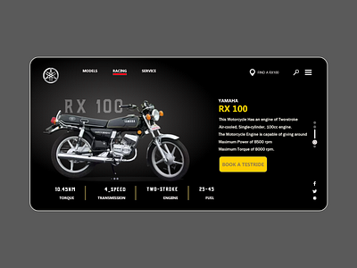 RX-Bike Landing Page