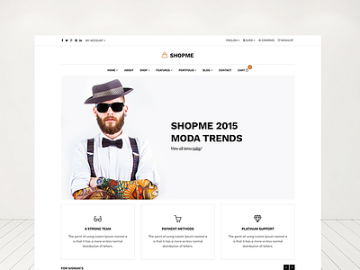 Shopme Bootstrap Responsive Shop Template bootstrap css ecommerce html5 minimal multi purpose orange responsive shop shopping site template