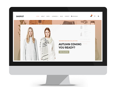 Shopist - Responsive Stylish Site eCommerce Template