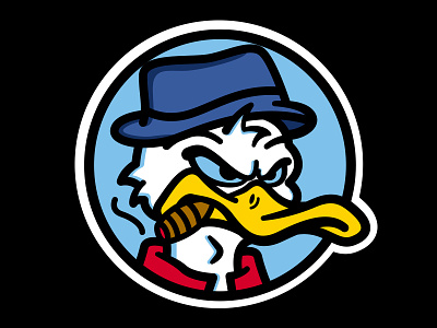 Bad Duck bandidos duck illustration vector