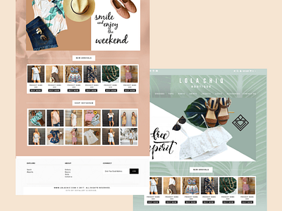 Lola Chiq Boutique Brand Design by Daniela on Dribbble