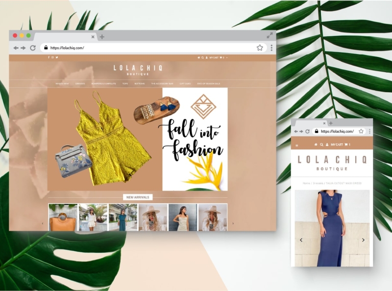 Lola Chiq Boutique Brand Design by Daniela on Dribbble