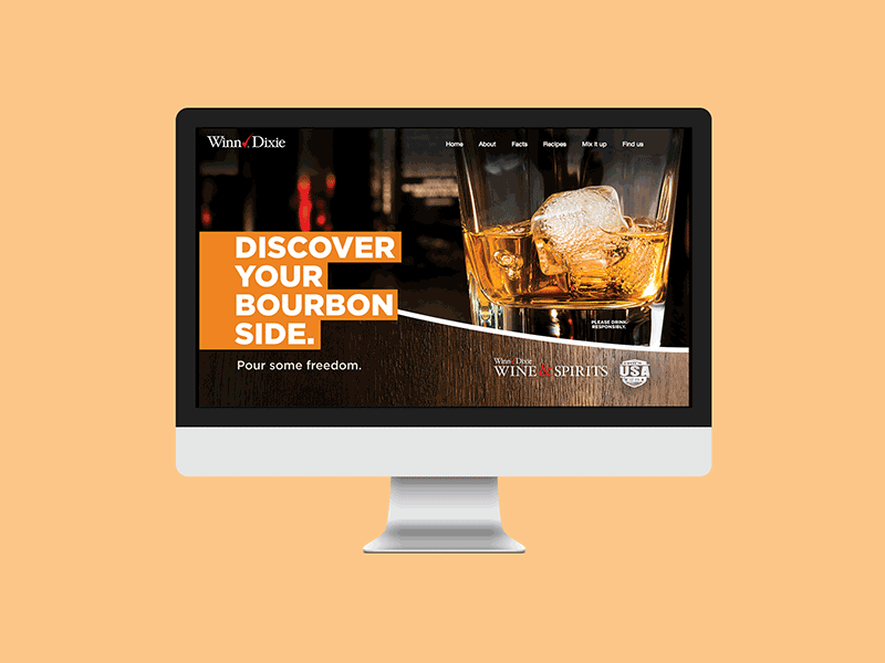 Bourbon Trail Campaign campaign uxui web design