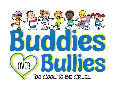 Buddies Over Bullies Brand Design art direction branding logo design