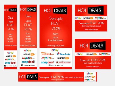 Hot deal banners banners creative design hot deal banners simple