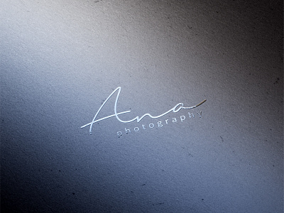 Ana Photography Logo Design