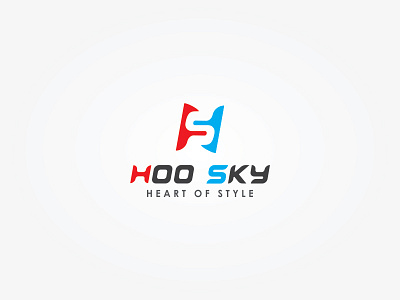Hoo Sky Logo branding creative design graphic illustration logo simple vector