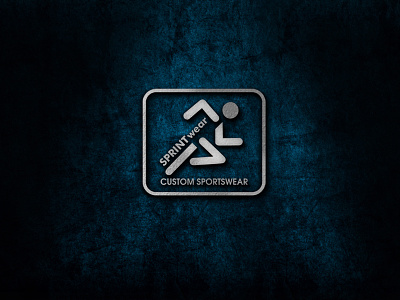 Sprintwear cloths conceptual logo professional quality sports sportswear sprintwear