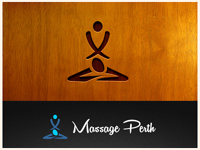 Massage Perth body conceptual logo green health logo massage massage perth nature relax therapy wellness